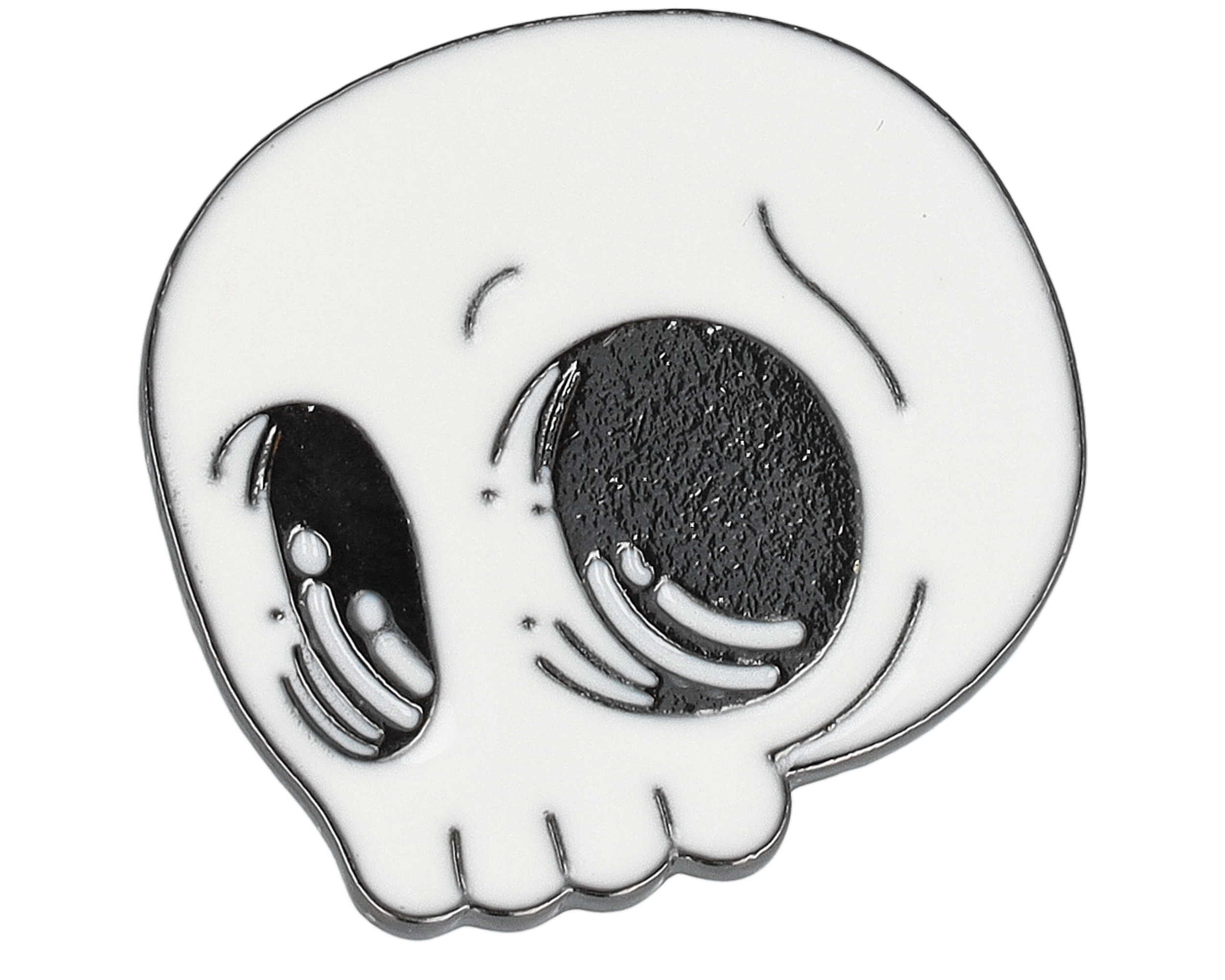 Skull White Metal Enamel Pin - Cap Pins accessory | Hatstoreworld.com