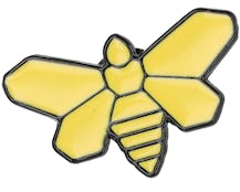 Bee Yellow Metal Enamel Pin - Cap Pins