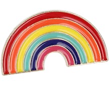 Rainbow Multi Metal Enamel Pin - Cap Pins