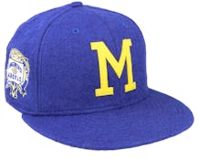 Milwaukee Brewers Wool 59FIFTY Royal Fitted - New Era