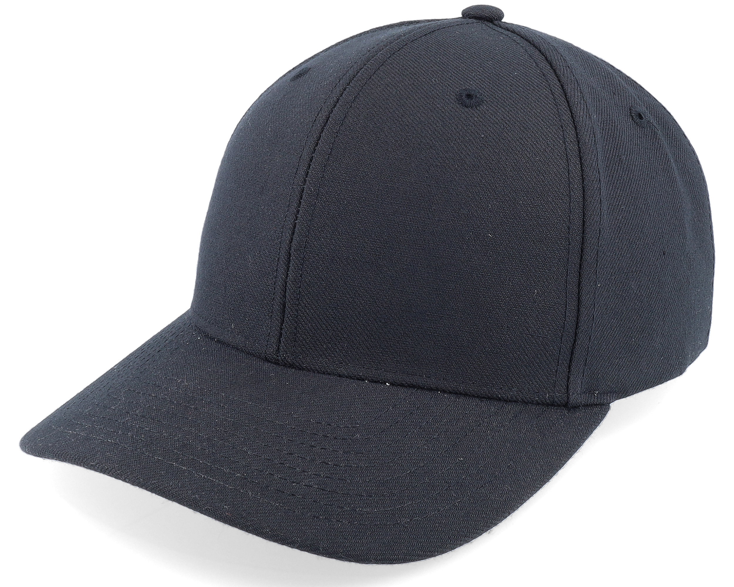 514 Solid Black Adjustable Richardson caps Hatstore.no