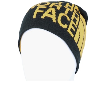 Reversible Banner Black/Yellow Beanie