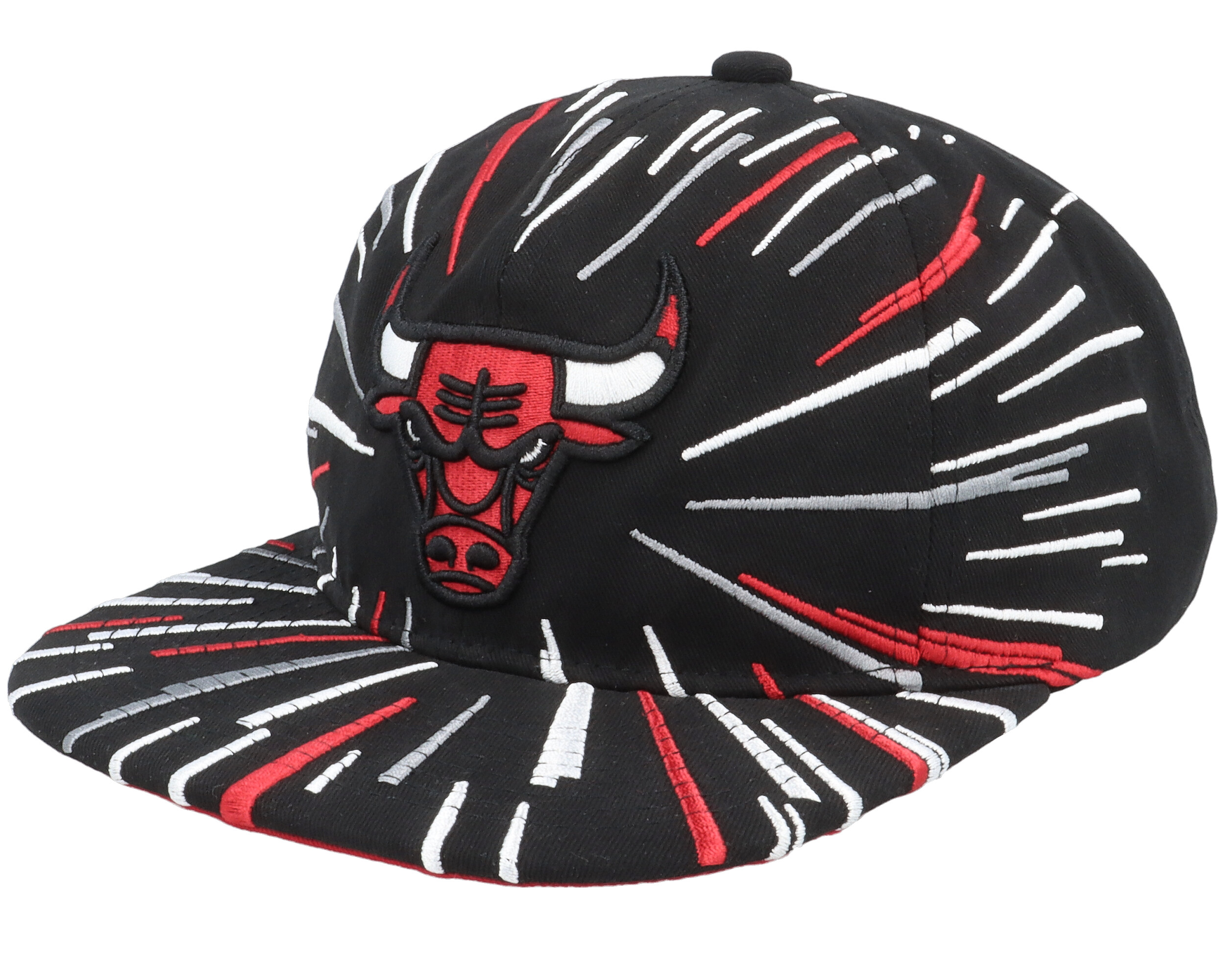Men's Mitchell & Ness White Chicago Bulls Hardwood Classics in Your Face Deadstock Snapback Hat