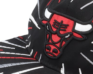 Mitchell & Ness - NBA Black Snapback Cap - Chicago Bulls High Grade Black Snapback @ Hatstore