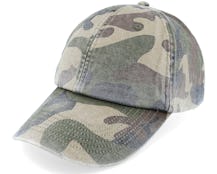 Vintage Washed Jungle Camo Dad Cap - Beechfield