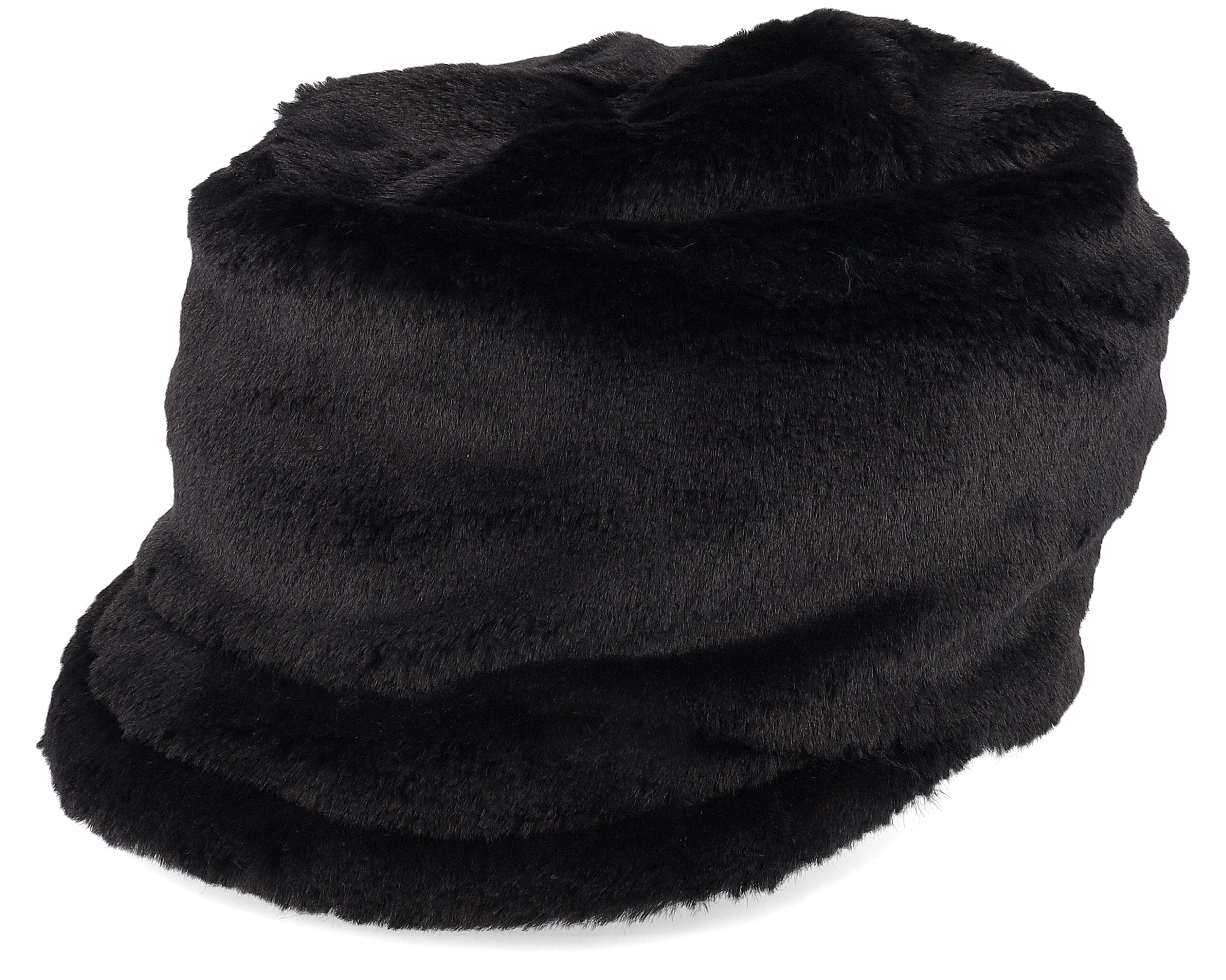 Fijara Fake Fur Black Visor Beanie Mayser beanie