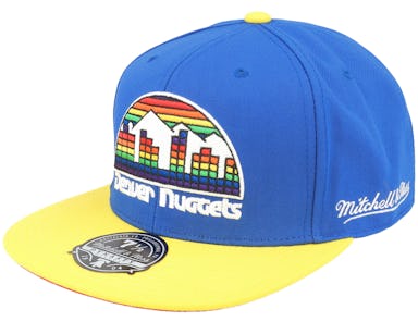 Denver Nuggets NBA wool solid Mitchell and Ness blue colour Cap