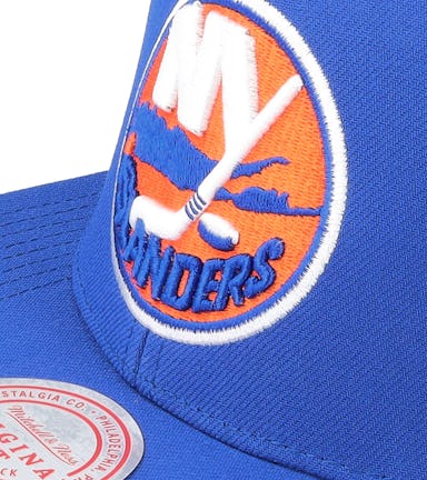 New York Islanders Alternate Flip Blue Snapback - Mitchell & Ness