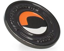 Hatstore Exclusive Black/Orange Pin - Hatstore