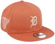 Detroit Tigers Side Patch 9FIFTY Dark Orange Snapback