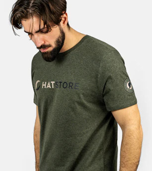 Khaki Heather Beige/Black T-shirt