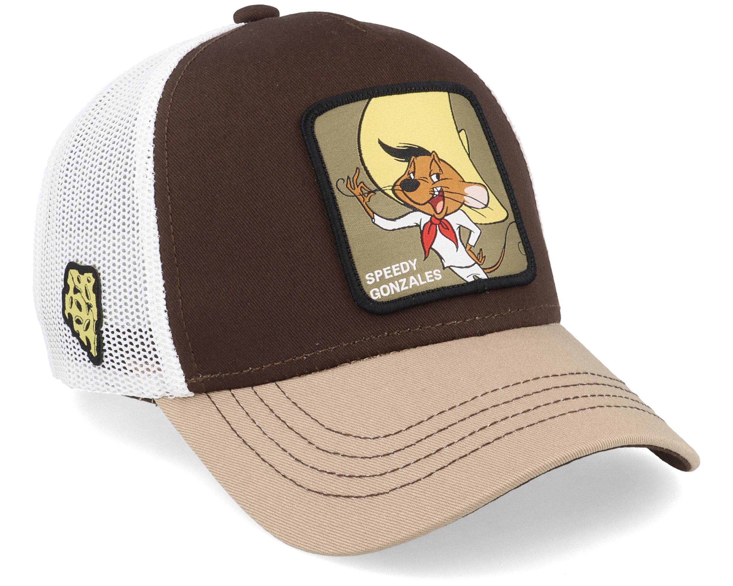 Looney Tunes Speedy Gonzales Brown/White/Beige Trucker - Capslab -  Boné