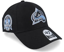 Colorado Avalanche NHL Sure Shot '47 Mvp Black Adjustable - 47 Brand