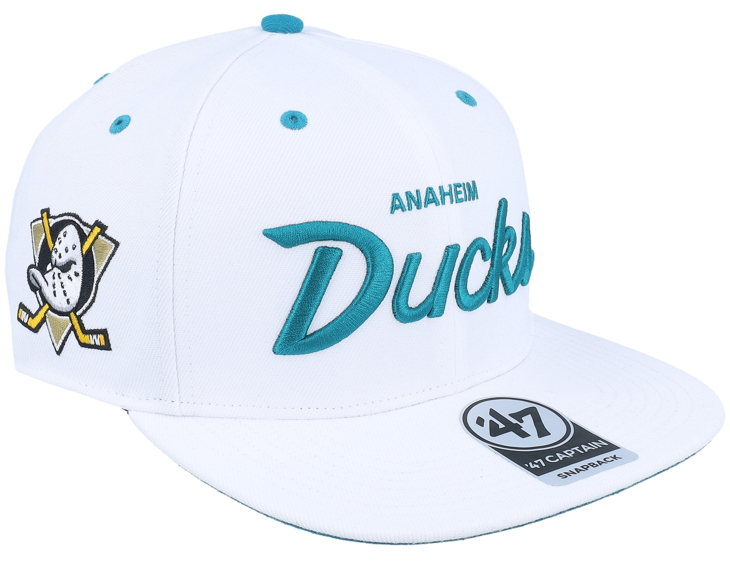 Anaheim Ducks NHL Crosstown Pop '47 Cap White Snapback - 47 Brand