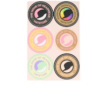 Badge Pastel Stickers - Hatstore