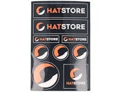 Logo Black 10x15cm Stickers