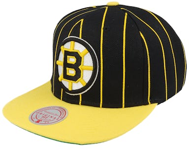 Shop Mitchell & Ness Boston Bruins Team Pin Snapback Hat HHSS5344