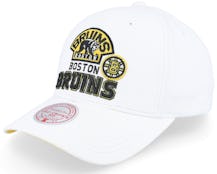 Boston Bruins All In Pro White Adjustable - Mitchell & Ness