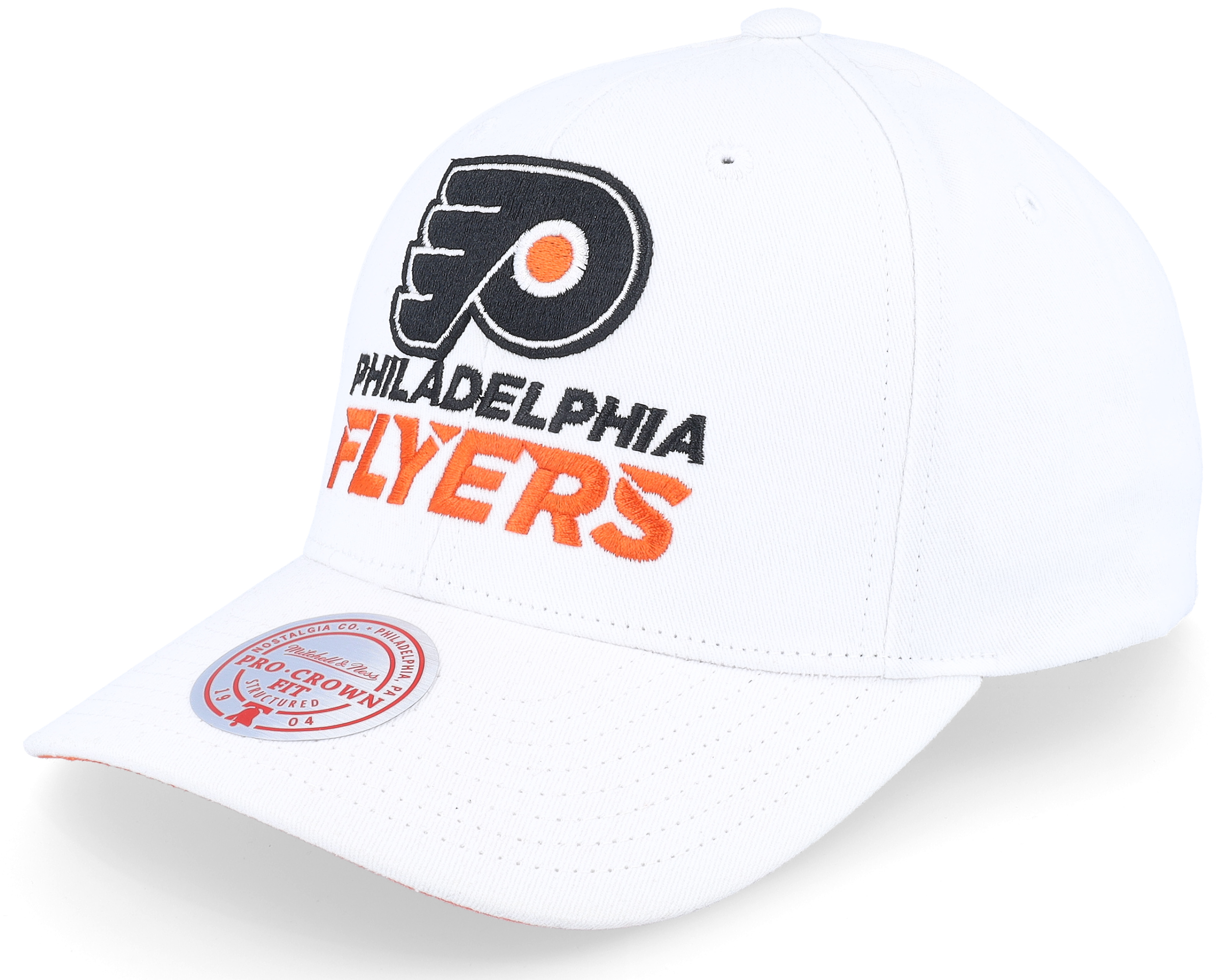 Mitchell & Ness Philadelphia Flyers All in Pro White Snapback Hat