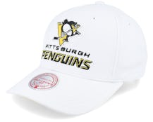 Pittsburgh Penguins All In Pro White Adjustable - Mitchell & Ness