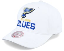 St. Louis Blues All In Pro White Adjustable - Mitchell & Ness