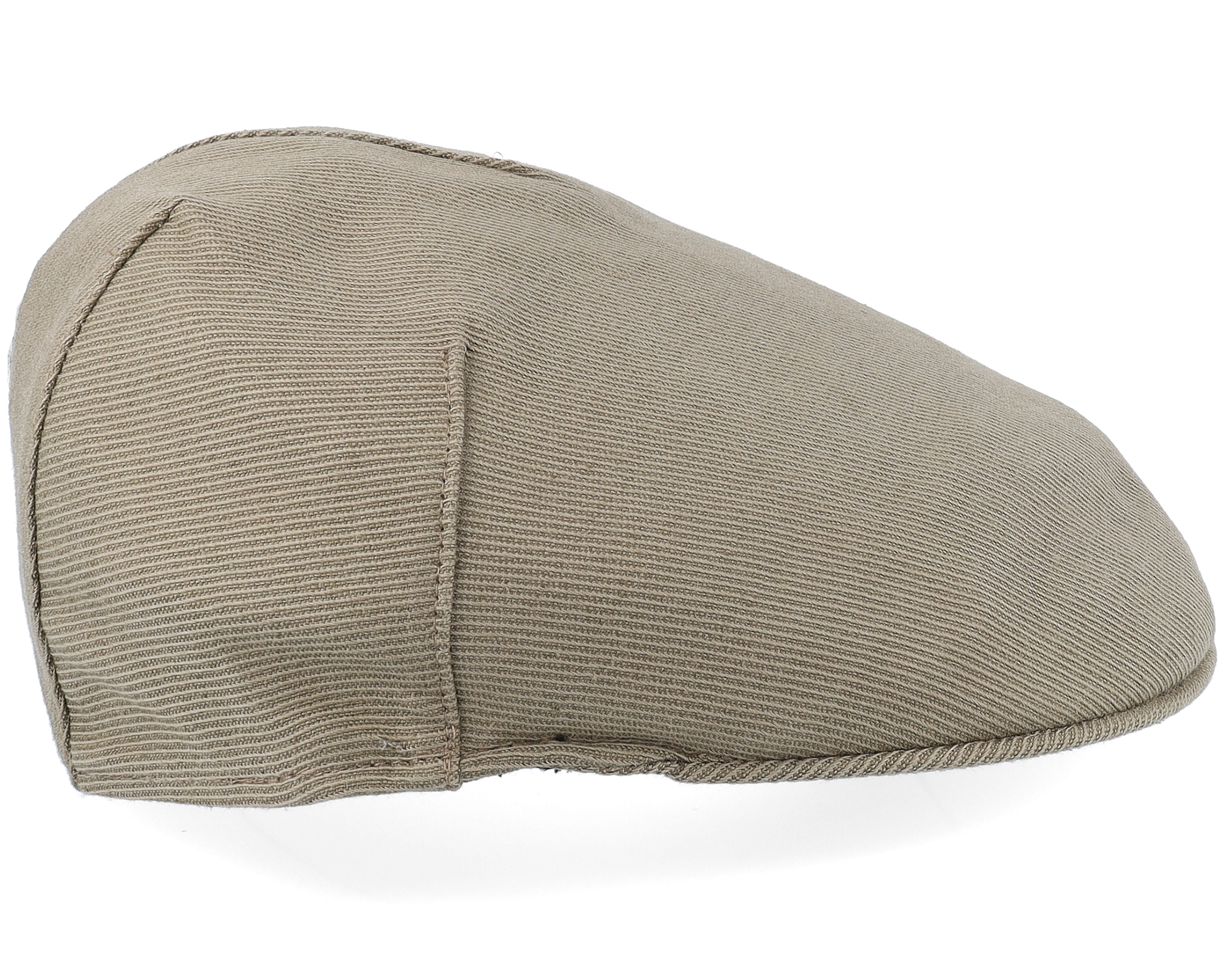 Goose Beak Khaki Flat Cap Borsalino