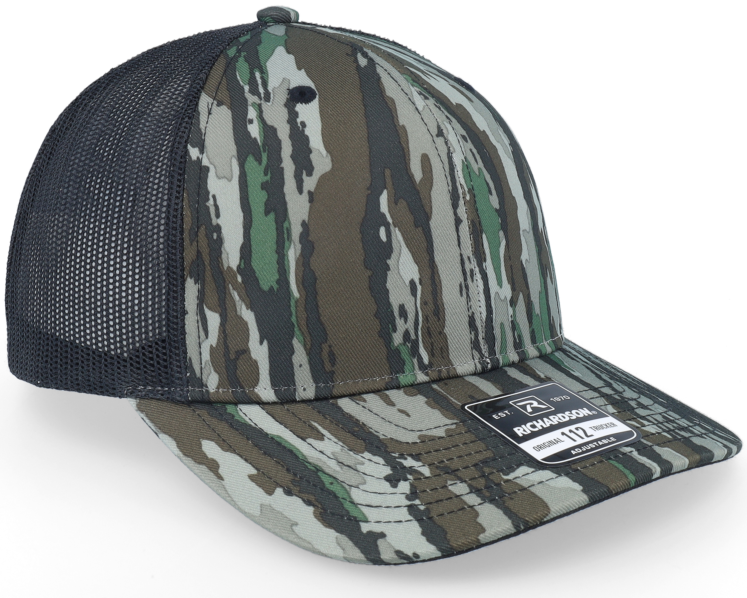 112p Realtree Original/Black Trucker - Richardson 棒球帽| Hatstore.com