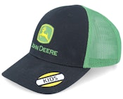 Kids Black/Green Trucker