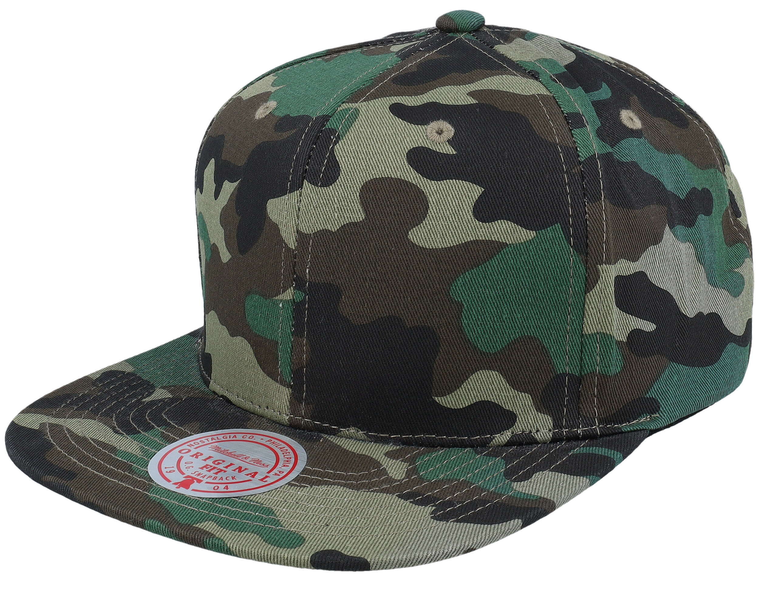 Blank Camo Snapback - Mitchell & Ness Cap | Hatstoreworld.com