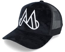 Unlimited M Logo Black/White Logo Trucker - Maggiore