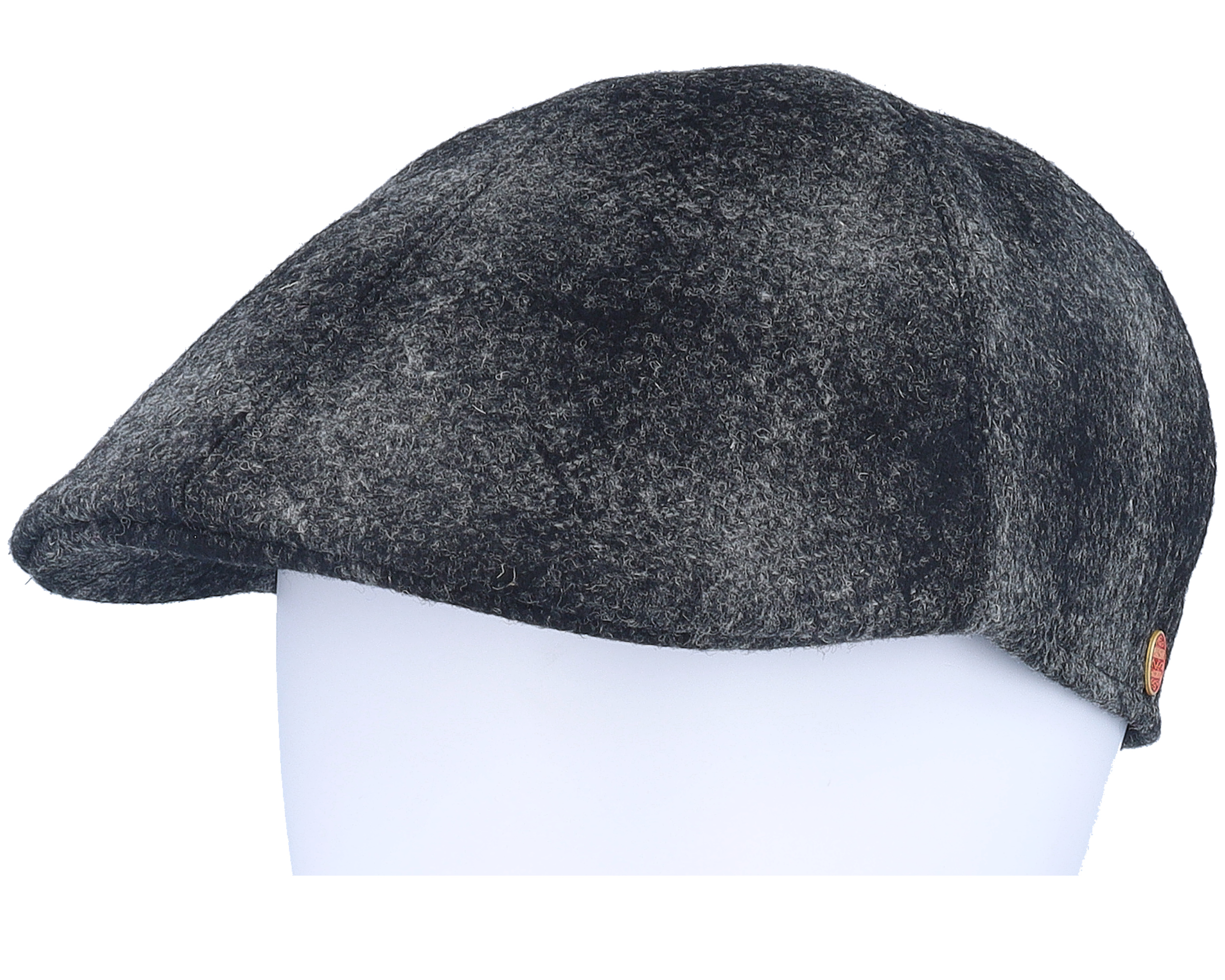 Paddy Amaro Black Flat Cap