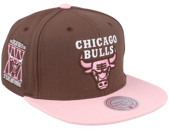 Chicago Bulls Neopolitan Brown/Pink Snapback