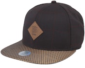 Glencheck Brown/Gold Snapback