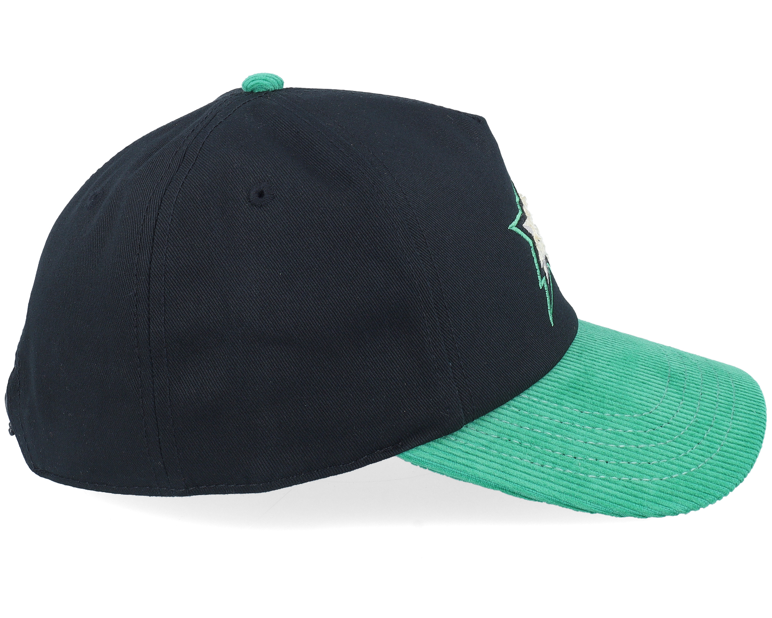 Dallas Stars Burnett Black/Blue Corduroy Dad Cap | Hatstoreworld.com