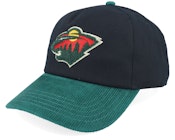 Minnesota Wild Burnett Black/Green Black/Dark Green Corduroy Dad Cap