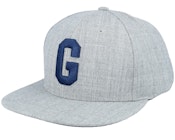 Homestead Grays Nl Archive 400 Series Heather Grey Snapback