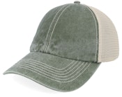 Blank Olive/Stone Vintage Washed Trucker