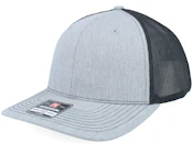 112XL Split Heather Grey/Black X-Large Trucker