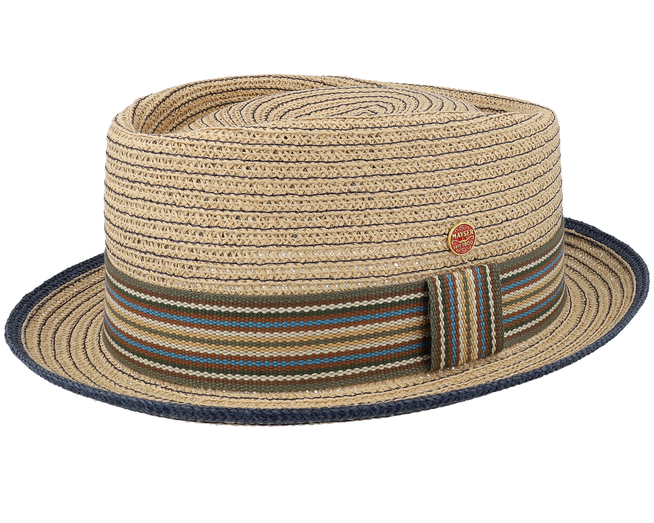 Andy Paper Braid Brown Straw Hat