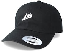 White Logo Black Dad Cap Adjustable - Sneakers
