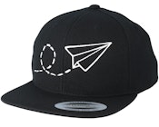 Kids Kids Plane Black/White Kids Snapback