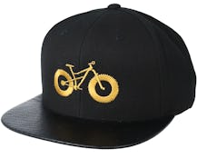 Fat Bike Carbon/Gold Snapback - Bike Souls