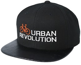 Urban Revolution Orange/White Carbon Snapback - Bike Souls