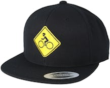 Bike Sign Black/Yellow Snapback - Bike Souls