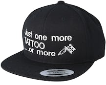 Just One More Tattoo Black Snapback - Tattoo Collective