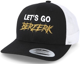 Lets Go Berzerk Black/White Trucker - Berzerk