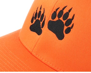 Bear Prints Orange Flexfit - Hunter cap