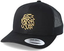 Head Logo Black/Gold Trucker - Lions