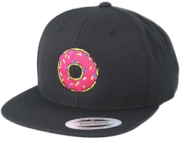 Donut Time Black Snapback - BOOM