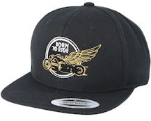 Just Fly Away Black Snapback - Born To Ride